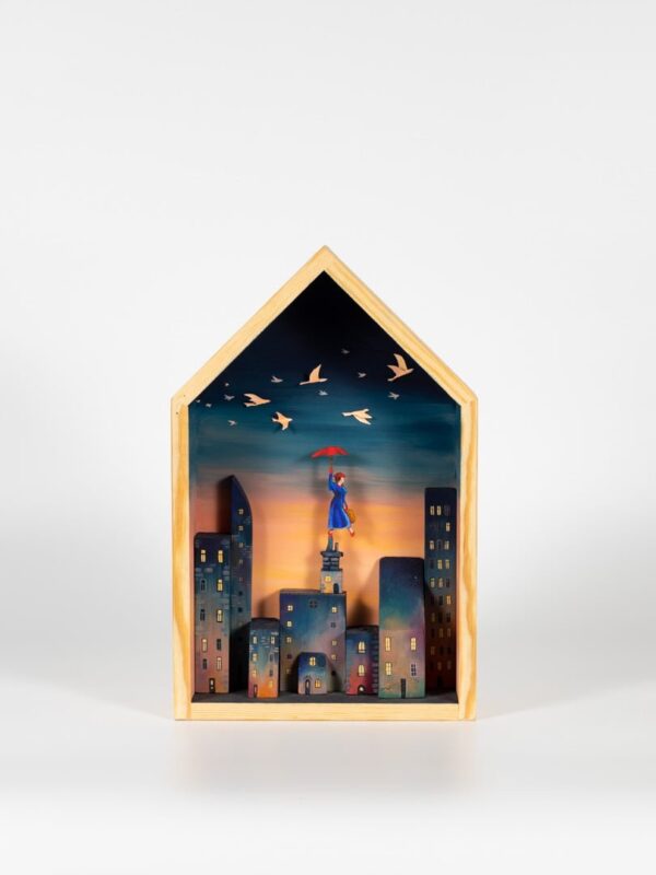 Mary Poppins at Sunset
